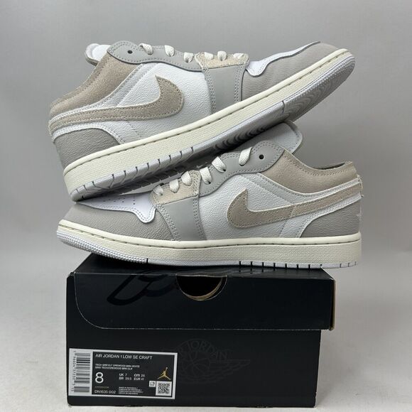 Nike Shoes Air Jordan 1 Low SE Craft Inside Out “Tech Grey” 2024 - Picture 3 of 8
